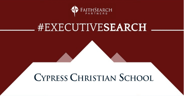 Cypress Christian School Seeks Next Elementary Principal