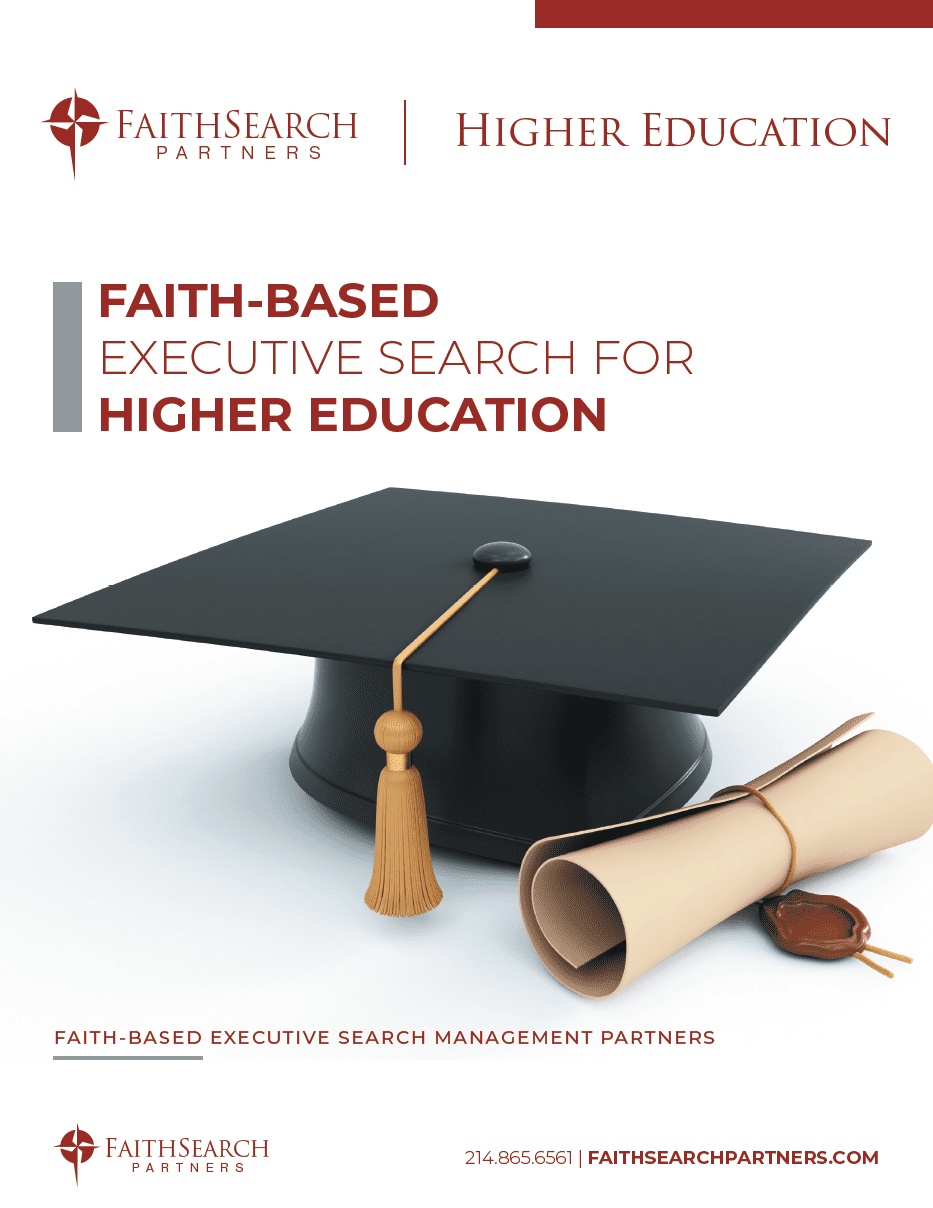 Higher Education Executive Search Brochure